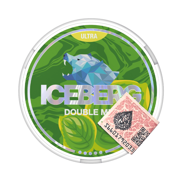 ICEBERG DOUBLE MINT – Extreme Mint Nicotine Pouches
